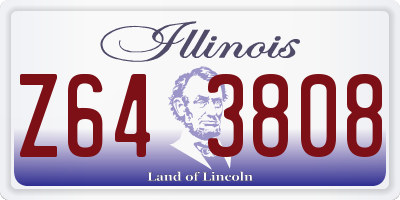IL license plate Z643808