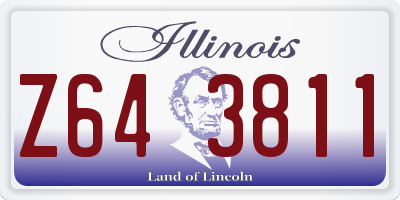 IL license plate Z643811
