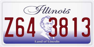 IL license plate Z643813