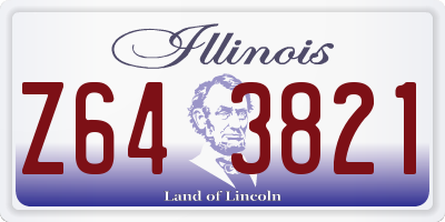 IL license plate Z643821