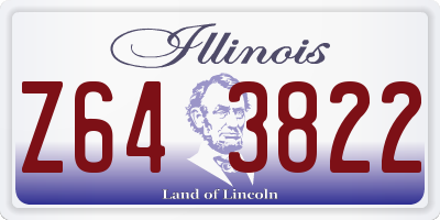 IL license plate Z643822