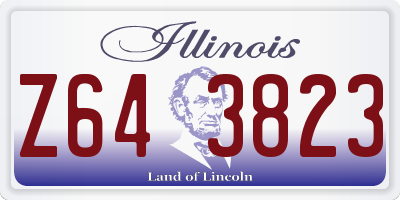 IL license plate Z643823