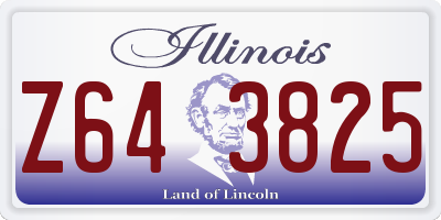 IL license plate Z643825