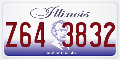 IL license plate Z643832