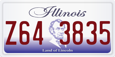 IL license plate Z643835