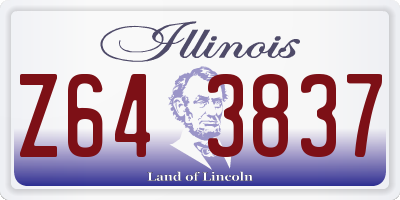 IL license plate Z643837