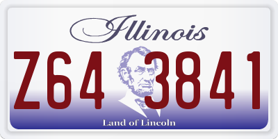 IL license plate Z643841