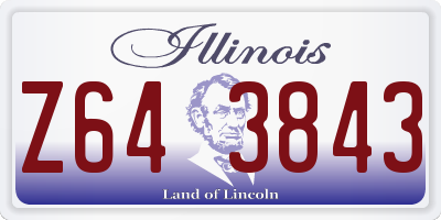 IL license plate Z643843