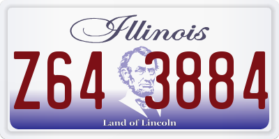IL license plate Z643884