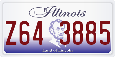 IL license plate Z643885