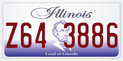 IL license plate Z643886