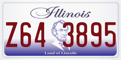 IL license plate Z643895