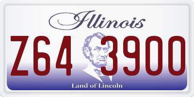 IL license plate Z643900