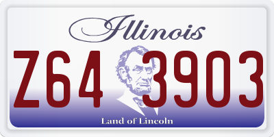 IL license plate Z643903
