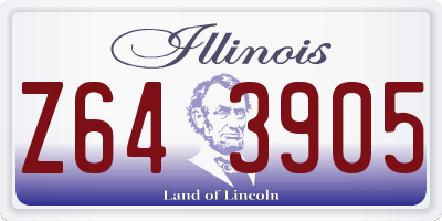 IL license plate Z643905