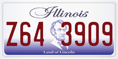 IL license plate Z643909