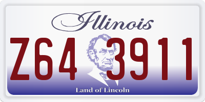 IL license plate Z643911
