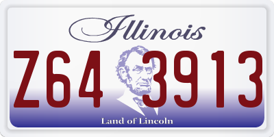 IL license plate Z643913