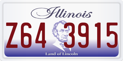 IL license plate Z643915