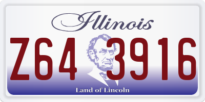 IL license plate Z643916