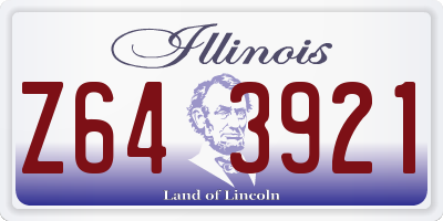 IL license plate Z643921