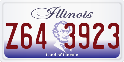 IL license plate Z643923