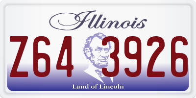 IL license plate Z643926
