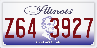 IL license plate Z643927