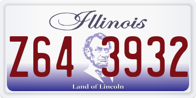IL license plate Z643932