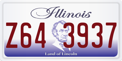 IL license plate Z643937