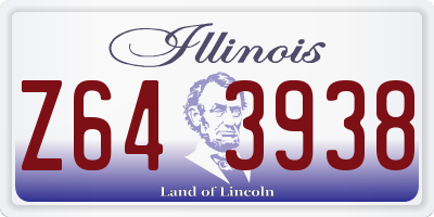 IL license plate Z643938