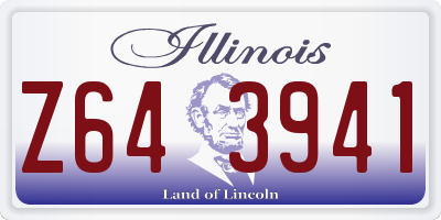 IL license plate Z643941
