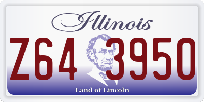 IL license plate Z643950