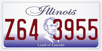 IL license plate Z643955