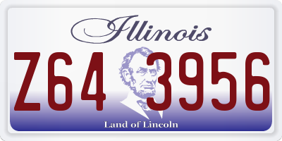 IL license plate Z643956