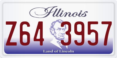 IL license plate Z643957