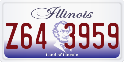 IL license plate Z643959