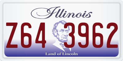 IL license plate Z643962