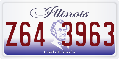 IL license plate Z643963