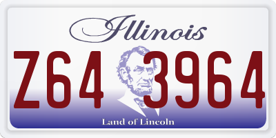 IL license plate Z643964