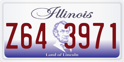 IL license plate Z643971