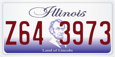IL license plate Z643973