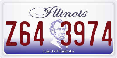 IL license plate Z643974