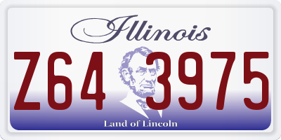 IL license plate Z643975
