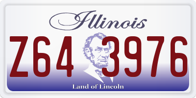 IL license plate Z643976