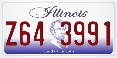 IL license plate Z643991