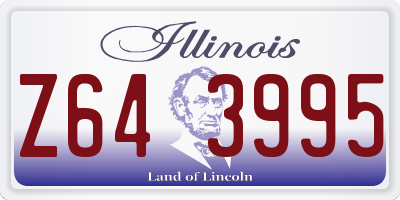 IL license plate Z643995
