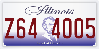 IL license plate Z644005