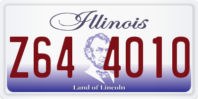 IL license plate Z644010