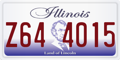 IL license plate Z644015